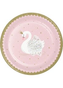8 Royal Swan Pappteller 23cm