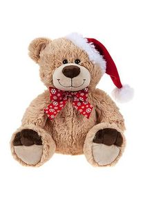 Peluche ours de Noël Benny 33cm