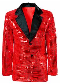 Widmann Rotes Pailletten Herren Jackett