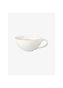 Villeroy & Boch Villeroy Boch Teeobertasse Gold weiss/klein gemustert