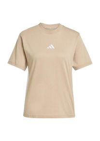 adidas Sportswear Funktionsshirt 'Essentials' Damen, beige / weiß, Größe XS