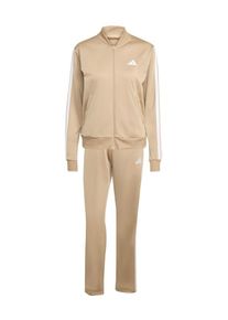 adidas Sportswear Trainingsanzug 'Essentials' Damen, beige / weiß, Größe M