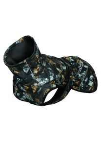 Rukka Breeze Jacke, schwarz bedruckt ca. 50cm Rückenlänge für Hunde