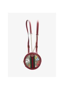 Gucci Pre Loved Rucksack GG Supreme Flora Ophidia Round Backpack rot
