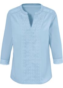 Damen Schlupfbluse eisblau
