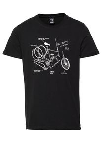 Iriedaily T-Shirt 'Bikeplosion' Herren, schwarz / wei&szlig;, Gr&ouml;&szlig;e M