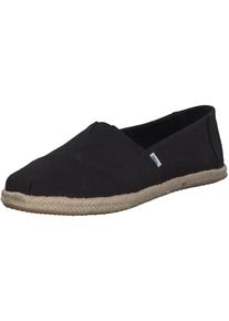 Toms Shoes TOMS, Femmes Espadrilles 'ALPARGATA ROPE', noir