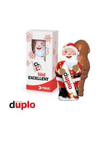 Werbeartikel: Duplo Weihnachtsmann | bunt | mit deinem Logo bedrucken