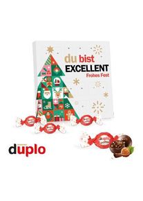 Werbeartikel: Tisch-Adventskalender Duplo | bunt | mit deinem Logo bedrucken