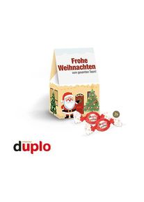 Werbeartikel: Präsent "Christmas Minis" Mit Duplo Knusperlen | bunt | mit deinem Logo bedrucken