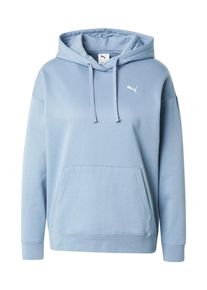 PUMA Sportsweatshirt 'ESS' Damen, taubenblau / weiß, Größe M