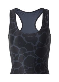 NEBBIA Sporttop Damen, anthrazit / schwarz, Größe L