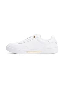 Tommy Hilfiger, Femmes Baskets basses 'ESSENTIAL CHIC', or / blanc