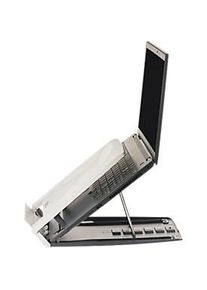Laptopst&auml;nder bakkerelkhuizen Ergo-Q 330 Circular, ergonomisch, f&uuml;r 1 Laptop/Tablet 13,3-17", Dokumentenhalter, zusammenklappbar, h&ouml;henverstellbar