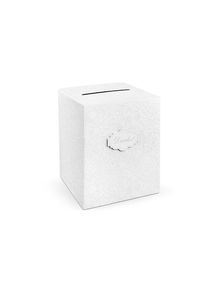 partydeco Weiße Hochzeitskarten Box 25 x 25 x 30cm