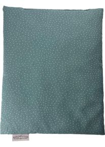 HERZZUCKER Traubenkernkissen 26x21cm Punkte Salbei