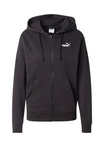 Puma, Femmes Veste de survêtement 'Ess No. 1', noir / blanc cassé