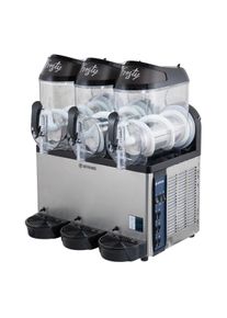 Slush Eis Maschine 3x 12 Liter Edelstahl schwarz | Granita Maschine, Gastronomie-Bedarf