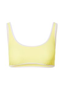 Venice Beach, Femmes Hauts de bikini, jaune / blanc