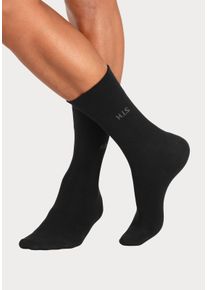 H.I.S. Witt Herren Socken, 4x schwarz, 4x anthrazit-meliert, 4x grau-meliert, Gr&ouml;&szlig;e 39/42, 79% Baumwolle, 19% Polyamid, 2% Elasthan