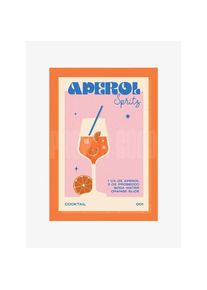 Proper Good Impression d'art orange