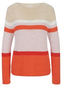 Peter Hahn Gerry Weber - Rundhals-Pullover, orange, Gr. 48, Baumwolle