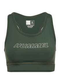 Hummel Sport-BH 'TE FUNDAMENTAL' Damen, dunkelgrün / weiß, Größe S