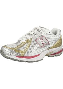 New Balance, Hommes Baskets basses '1906', or / rouge / argent