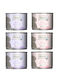 6x 200g Mixpack Kitten (2 Sorten) MjAMjAM Nassfutter für Katzen