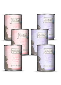 6x 400g Mixpack Kitten (2 Sorten) MjAMjAM Nassfutter für Katzen