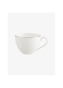 Villeroy & Boch Villeroy Boch Kaffeeobertasse Anmut Platinum No.1 weiss