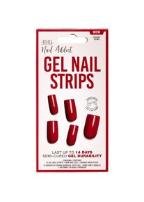 Ardell Nail Addict Gel Strips Cherry Bomb, 16 Stück