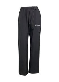 adidas terrex, Femmes Pantalon outdoor 'Multi Climaproof Two-Layer Rain', noir / blanc