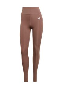 adidas Performance Sporthose 'Opt Ess' Damen, braun / weiß, Größe L