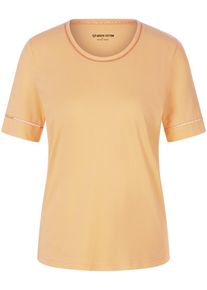 Green Cotton - Rundhals-Shirt Frida, orange, Gr. 48, Baumwolle