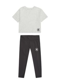 Converse, Filles Set, gris chiné / noir