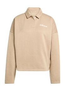 adidas Sportswear, Femmes Sweat de sport, beige / blanc