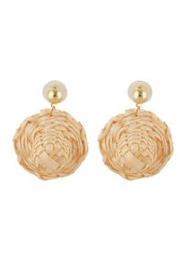 sweet deluxe, Femmes Boucles d'oreilles, beige / or
