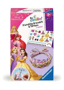 Ravensburger BeCreative Mini Disney Prinzessinnen - Bastelset Freundschaftsbändchen & Tattoos - Kreativität - ab 8 Jahre