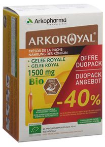 ARKOROYAL Gelée Royale 1500 mg Bio Duo