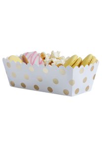 Ginger Ray 5 Mix & Match Punkte Snack Boxen gold