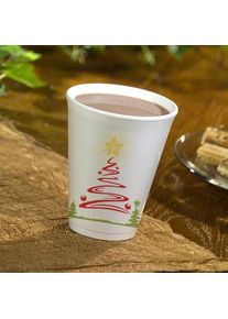 Papstar 50 gobelets thermo Sapin de Noël 250ml
