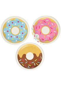 8 piatti di carta Donut Candy Shop 18 cm