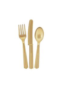 UNIQUE Besteckset Vera gold 18-teilig