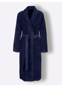 Cawö Witt Damen Bademantel, marine, Größe 36/38, 80% Baumwolle, 20% Polyester