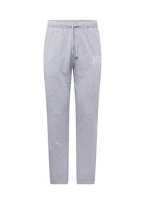 AÉROPOSTALE, Hommes Pantalon de sport, gris chiné / blanc