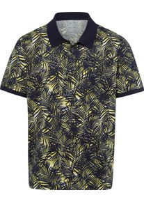 Herren Poloshirt marine-bedruckt