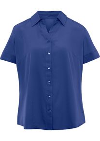 Damen Hemdbluse royalblau