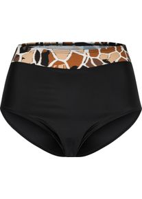 Damen Bikini-Hose mit Rundum-Dehnbund schwarz