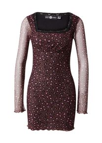 Daisy Street, Femmes Robe, marron / rose / noir